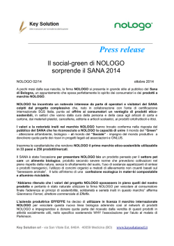 Press release - NOLOGO licensing