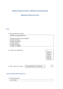 progetto LA CANOA - Comune di Atena Lucana