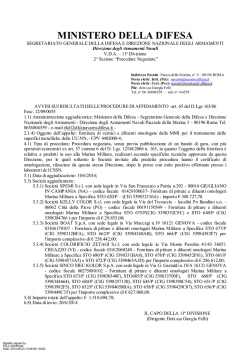avviso_postinf_pitture - Ministero della Difesa