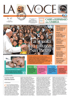 La Voce n.17 del 09 Maggio 2014