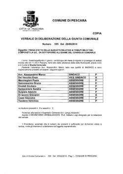 2014 - Comune di Pescara