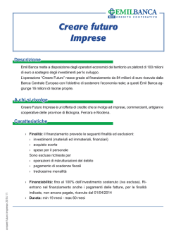 Creare futuro Imprese