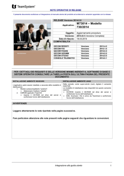 Modello base note operative