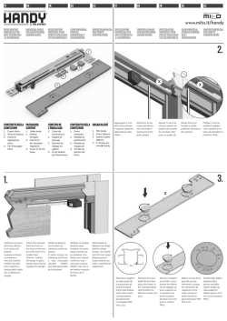 HANDY istruzioni montaggio