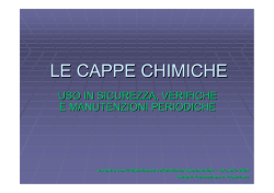 cappe chimiche