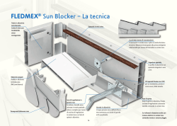 FLEDMEX&reg; Sun Blocker &ndash; La tecnica