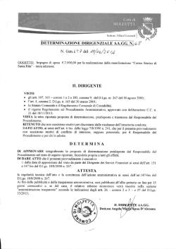 Scarica Allegato - Comune di Molfetta