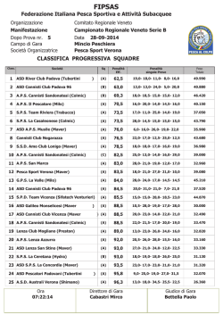 Campionato Regionale Veneto 2014 - FINALE