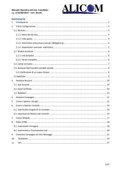 Sommario - SpazioWeb.com