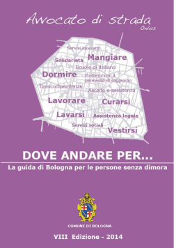 Dove andare per - Avvocato di strada