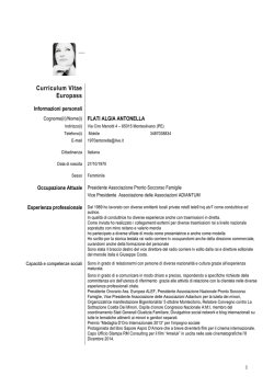 Curriculum Vitae Europass