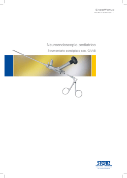 Neuroendoscopio pediatrico