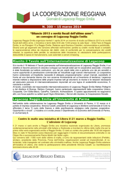 n. 300 - Legacoop Reggio Emilia
