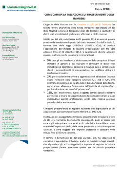 Forlì, - ConsulenzaAgricola.it