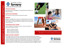 Scarica - Centro Studi Synapsy