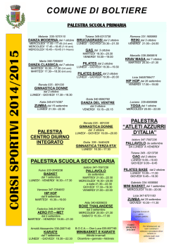 CORSI SPO RTIVI 2014 /20 15