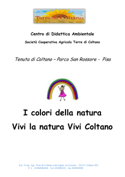 Coltano - I colori della natura 2014-2015