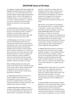 DISCIPLINE Gocce di OLI-Days