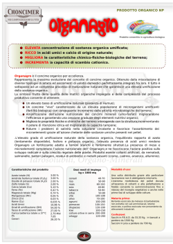 RICCO in acidi umici e calcio di origine naturale