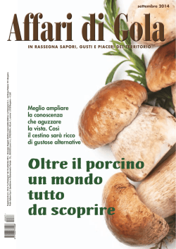 Settembre 2014 - Affari di Gola