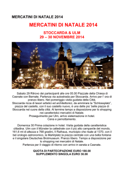 Aggiornamento del 14.10.2014