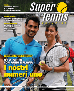 I nostri numeri uno - Federazione Italiana Tennis