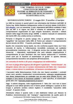 Motorizzazione Torino questa e la loro meritocrazia