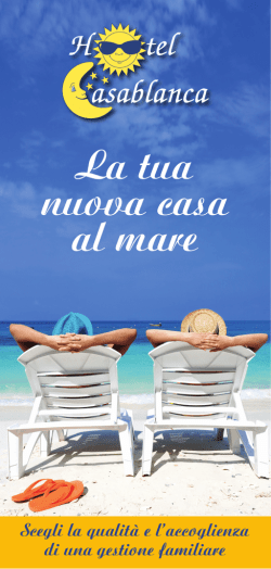 La tua nuova casa al mare