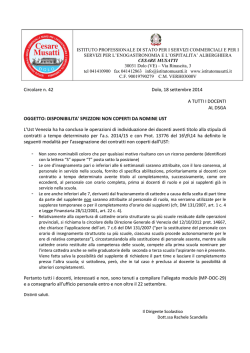 docenti disponibili a ore aggiuntive