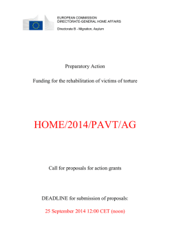 HOME/2014/PAVT/AG - European Commission