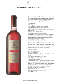 Illiria Rosato 2013