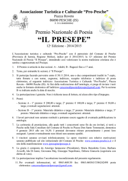 bando concorso letterario