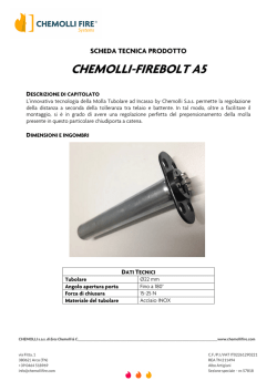 Scheda tecnica - CHEMOLLI FIREBOLT A5