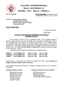 Scarica la convocazione