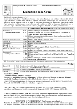 Esaltazione della Croce