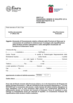 Modello di Domanda ()