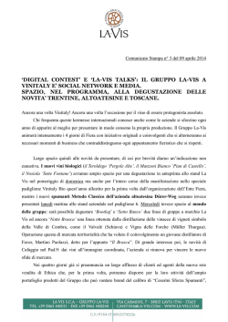 CS n.3 LaVis_Gruppo La Vis a Vinitaly_2014-04-04