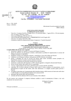 Collaboratori del Dirigente Scolastico