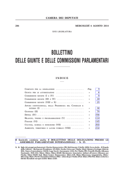 Atti Parlamentari - Camera dei Deputati