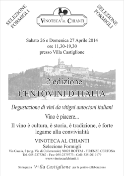 Lista vini - Vinoteca al Chianti