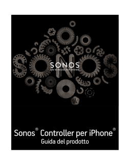 App Sonos Controller per iPhone
