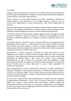 Leggi la relazione del Presidente