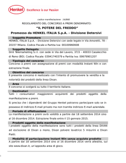 Regolamento del Concorso