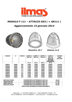 Aggiornamento 15 gennaio 2014