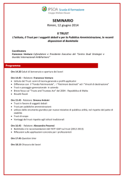 Programma - centrostudistrategici