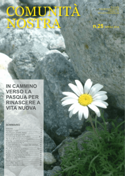 COMUNIt&agrave; NOStRA - Parrocchia Salzano