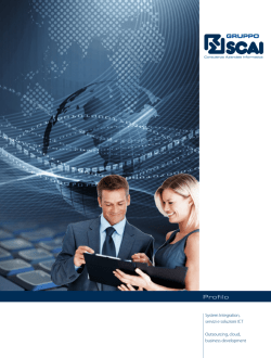 Profilo - SCAI Consulting