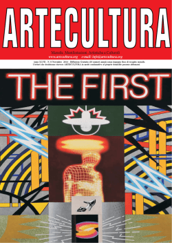 1 Mensile Manifestazioni Artistiche e Culturali