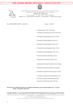 Fase Regionale - Ufficio scolastico provinciale di Belluno