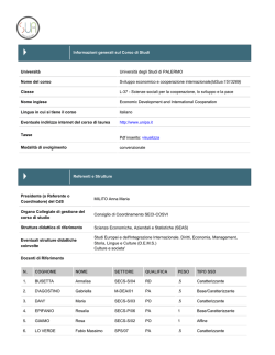1600. SUA L37 - Università di Palermo